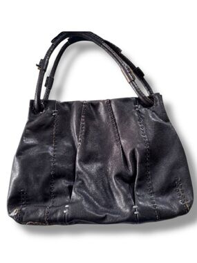 49 Square Miles Leather Kerouac Satchel in Dark Brown